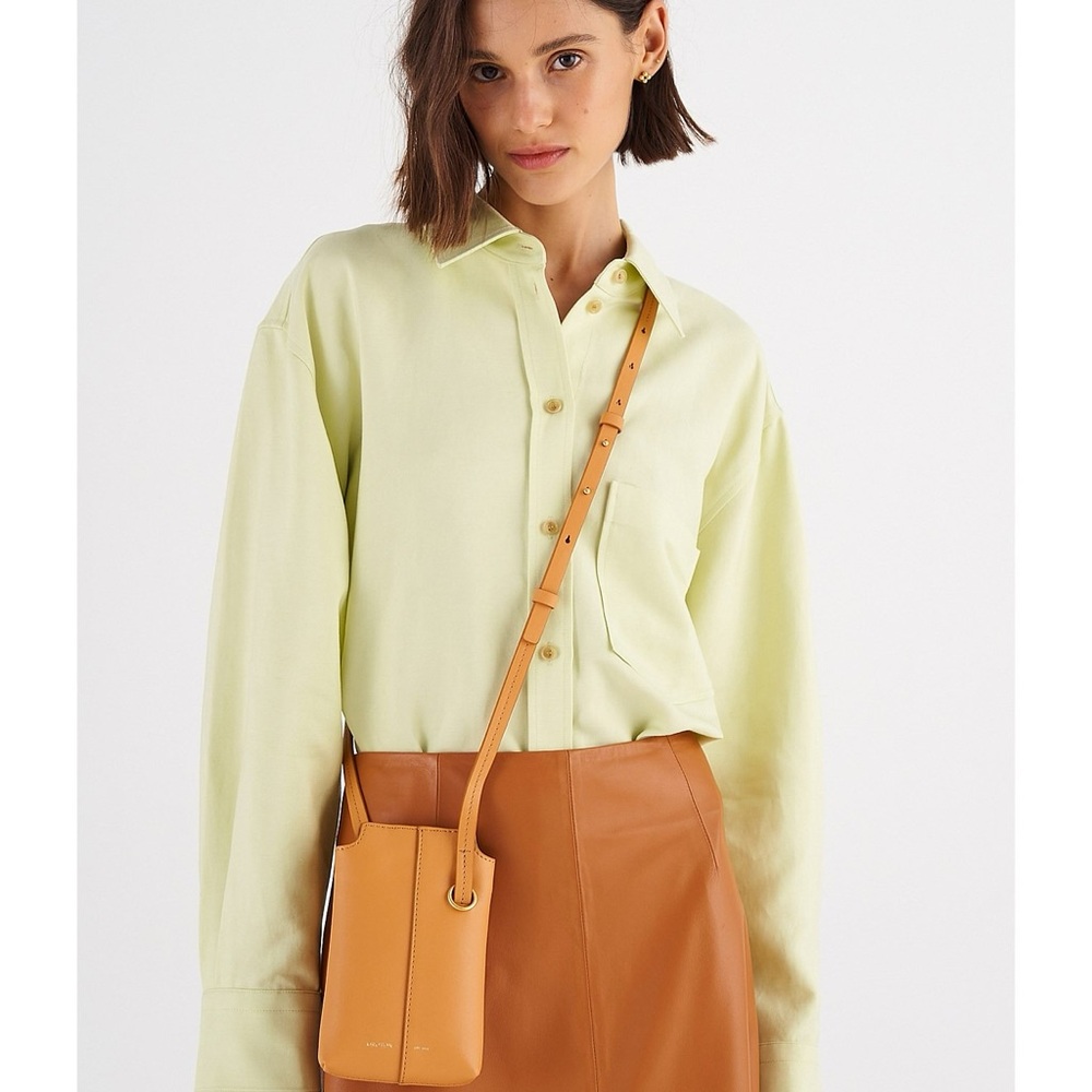 NWT Oroton Eden Phone Leather Crossbody Purse